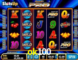 Jackpots e promoções na ok100