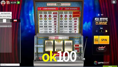 Bônus e promoções da ok100
