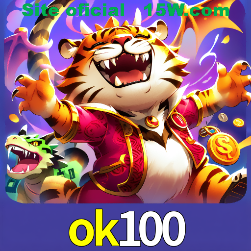Imagem promocional da ok100 mostrando a plataforma e suas vantagens